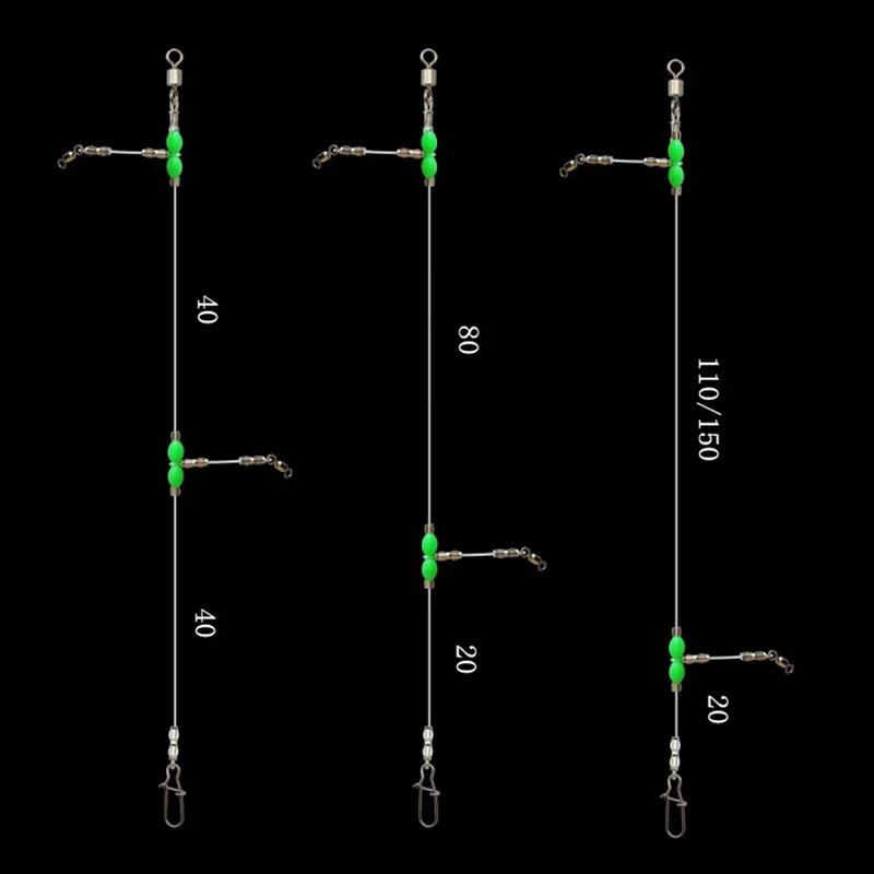 Fishing Tackle Nylon Tenpin Line Set Sea Fishing Wreck Pulling Stream Shore Fishing Long Casting Gourd Connector Accessories