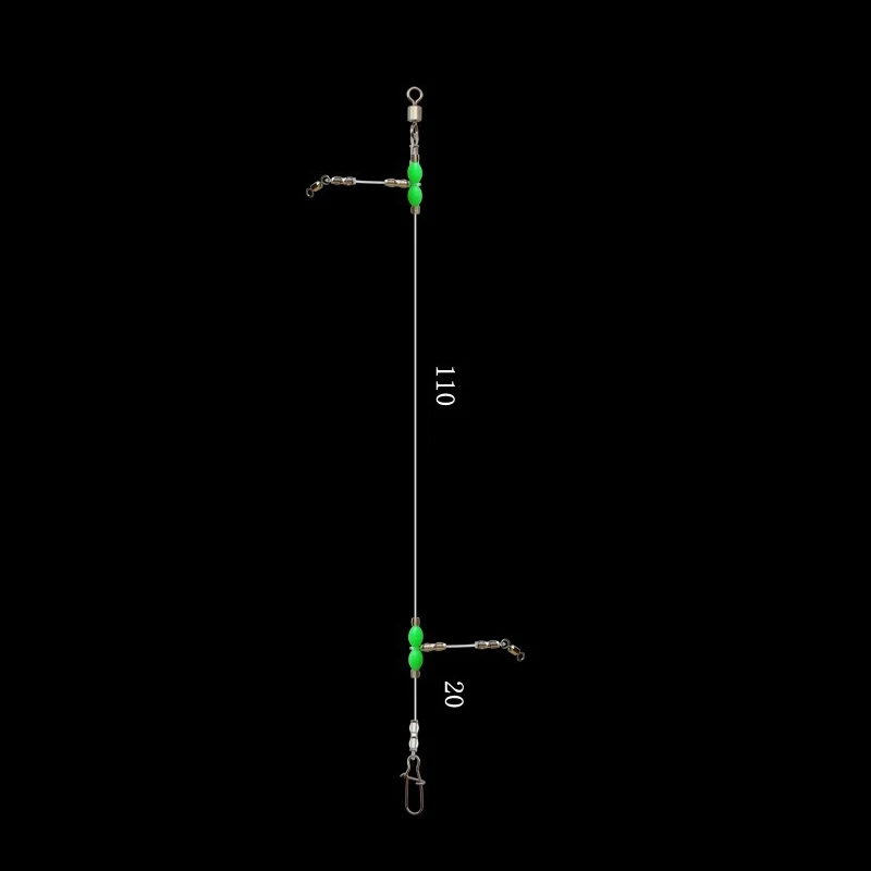 Fishing Tackle Nylon Tenpin Line Set Sea Fishing Wreck Pulling Stream Shore Fishing Long Casting Gourd Connector Accessories