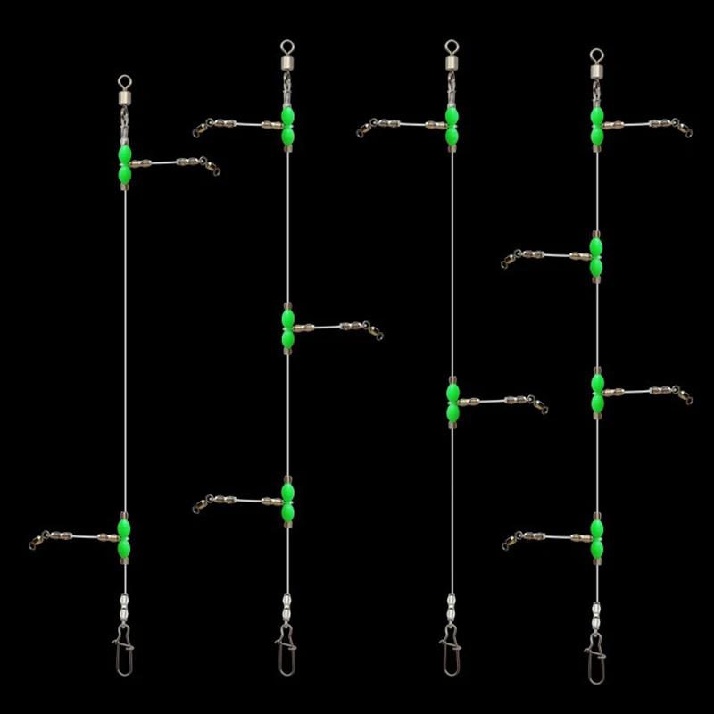 Fishing Tackle Nylon Tenpin Line Set Sea Fishing Wreck Pulling Stream Shore Fishing Long Casting Gourd Connector Accessories
