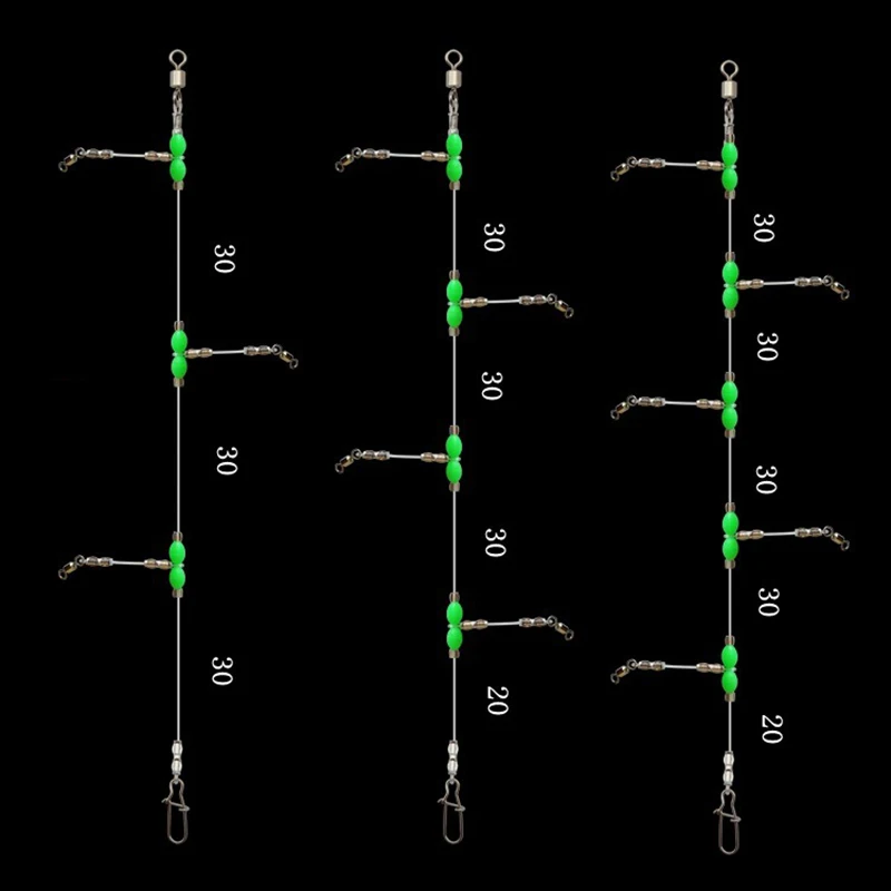 Fishing Tackle Nylon Tenpin Line Set Sea Fishing Wreck Pulling Stream Shore Fishing Long Casting Gourd Connector Accessories