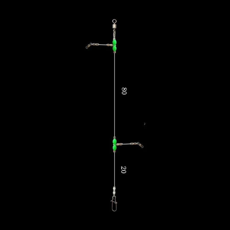 Fishing Tackle Nylon Tenpin Line Set Sea Fishing Wreck Pulling Stream Shore Fishing Long Casting Gourd Connector Accessories
