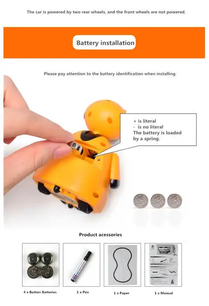Childen Line Following Robot Educational Inductive Toys Car Truck Machine Follower DIY Diecast Vehicle Magic Pen Gifit