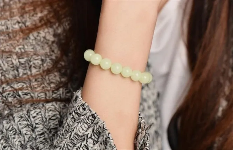 Natural Stone Punk Bracelet Yoga Healing Luminous Glow In The Dark Bracelet Charm Beads Bracelet for Men Women Jewelry Wholesale