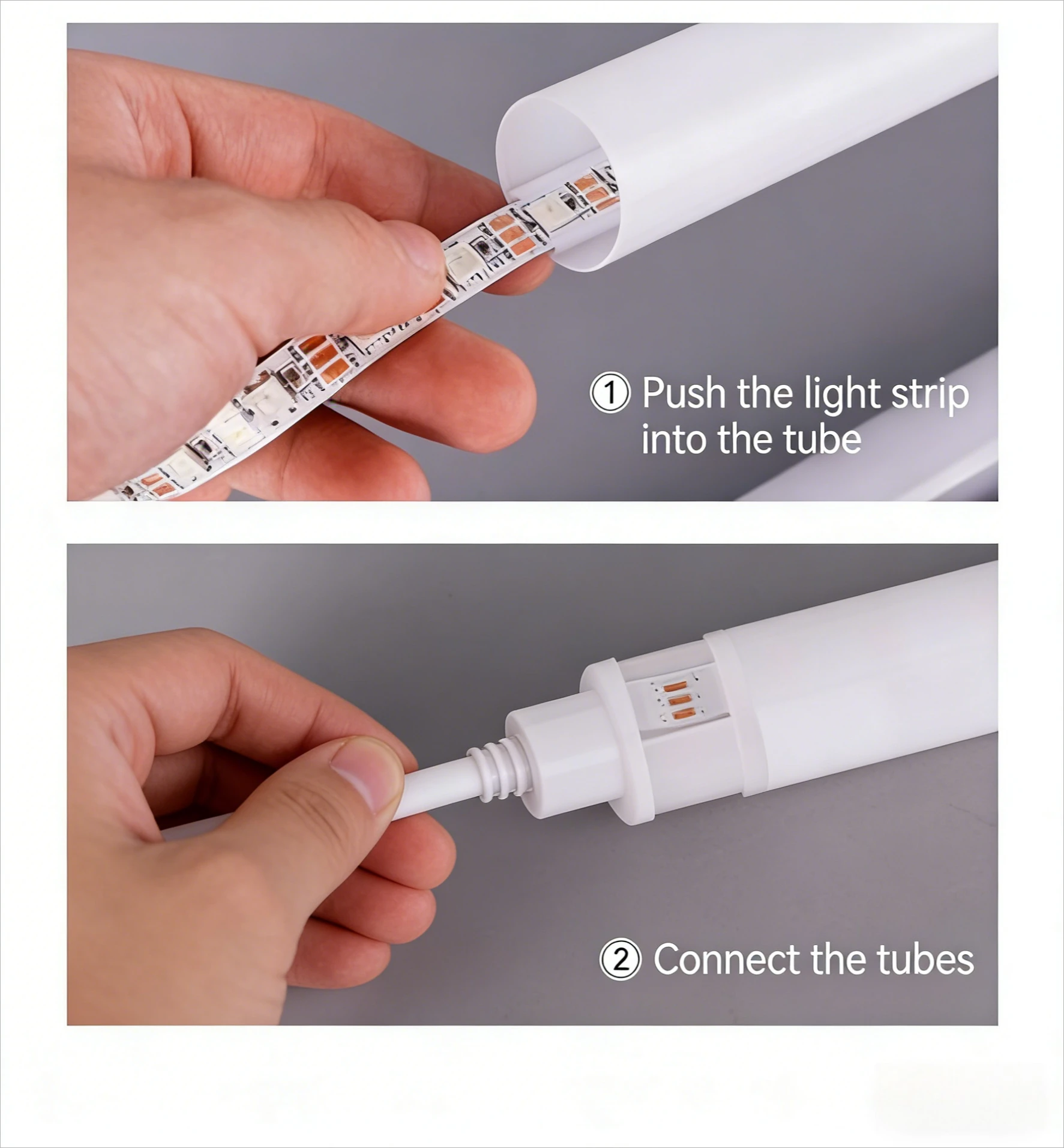 120CM LED RGB Floor Lamp Bar, Sound Pickup Ambient Light, Corner Wall Light for Bedroom, E-Sports Room Live Atmosphere Lamp