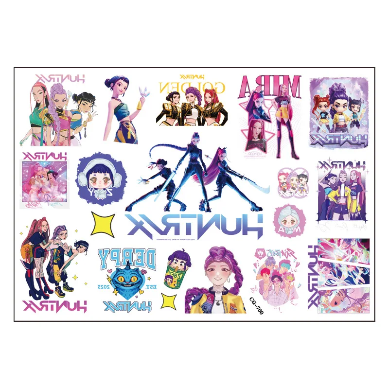 KPOP Birthday Party Supplies Set with Tattoo Stickers Slap Bracelets Paper Glasses Tablecloth Balloons - Theme Decor Gift Bags