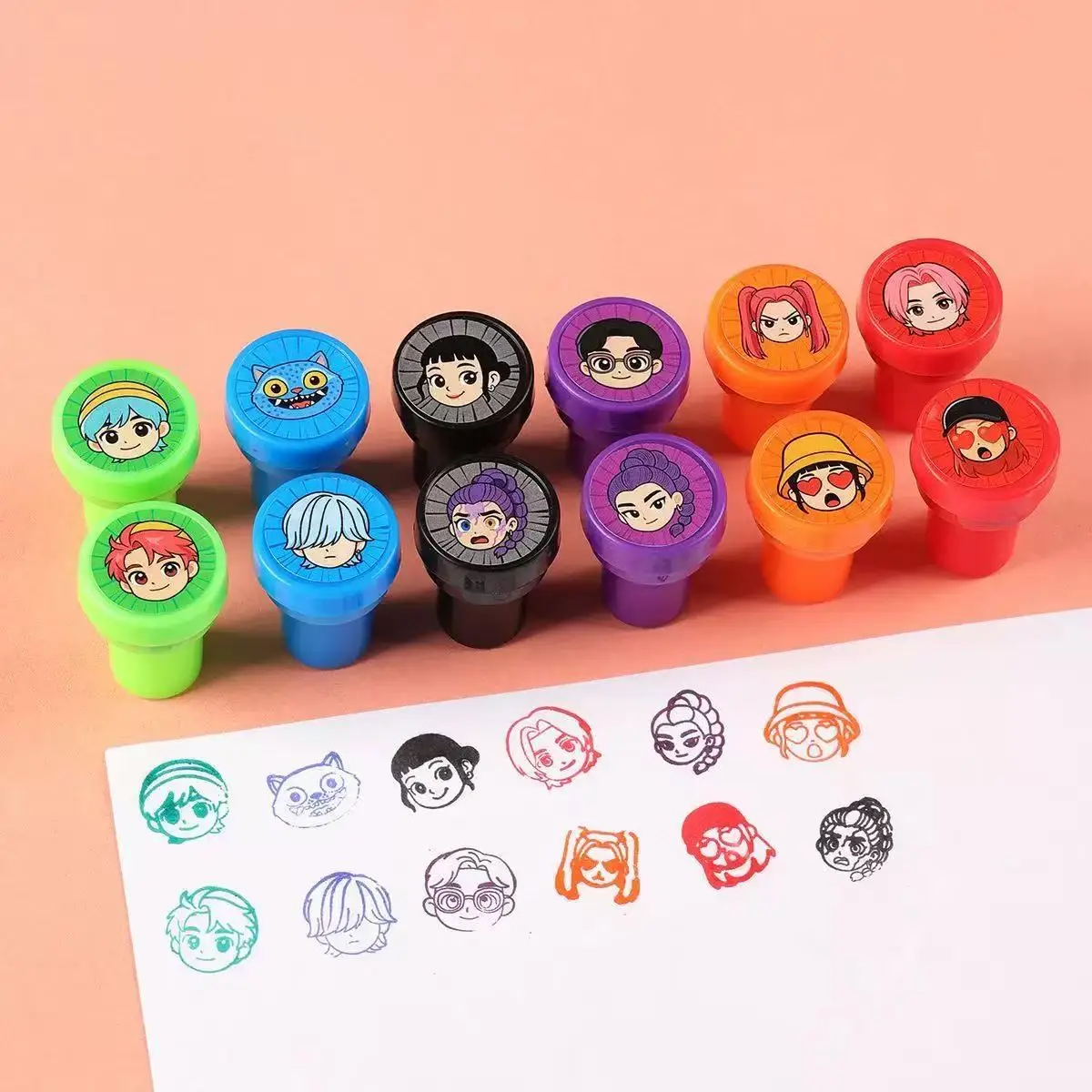 KPOP Birthday Party Supplies Set with Tattoo Stickers Slap Bracelets Paper Glasses Tablecloth Balloons - Theme Decor Gift Bags