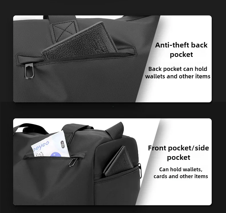 Travel Gym Bags Dry Wet Separation Shoulder Bag Yoga Fitness Travel Backpack Bags Men Women Waterproof Luggage Sports Handbag