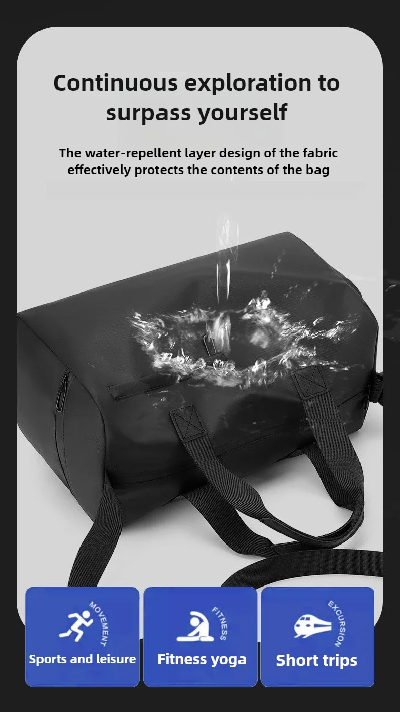 Travel Gym Bags Dry Wet Separation Shoulder Bag Yoga Fitness Travel Backpack Bags Men Women Waterproof Luggage Sports Handbag