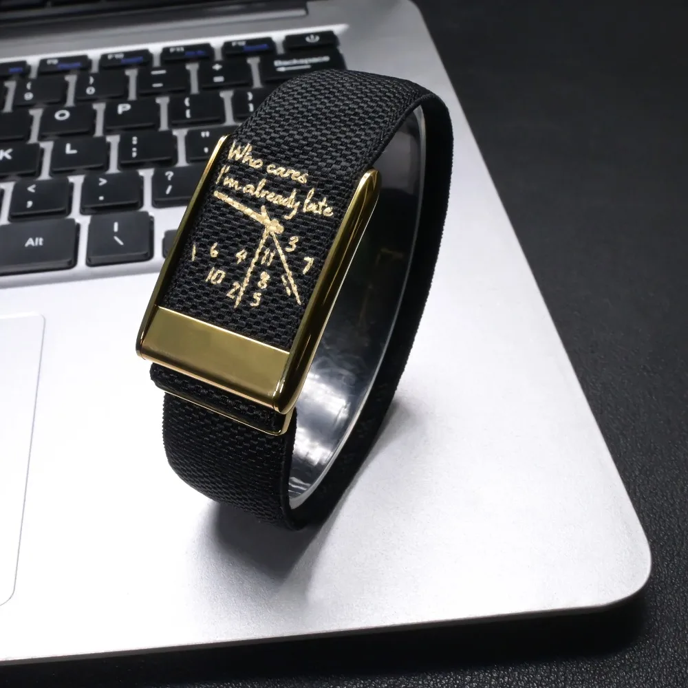 Fashion Nylon Watch Straps For Google Fitbit Air Change To Whoop 5.0 Bracelet Breathable Replacement Straps Quick Release Band