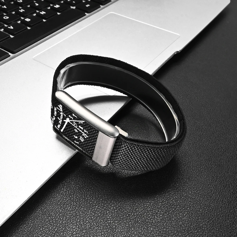 Fashion Nylon Watch Straps For Google Fitbit Air Change To Whoop 5.0 Bracelet Breathable Replacement Straps Quick Release Band
