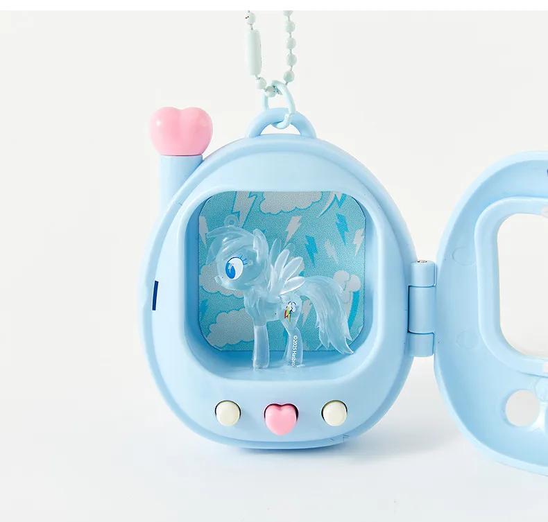 Original Glowing My Little Pony Electronic Pet Keychain Creative Lock Buckle Bag Pendant Fashion Cute Decor Accessory Gift