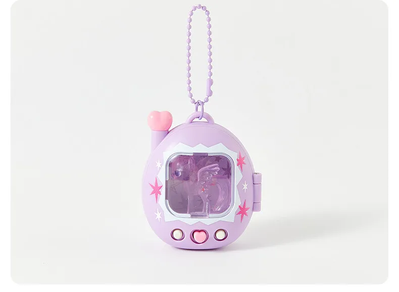 Original Glowing My Little Pony Electronic Pet Keychain Creative Lock Buckle Bag Pendant Fashion Cute Decor Accessory Gift