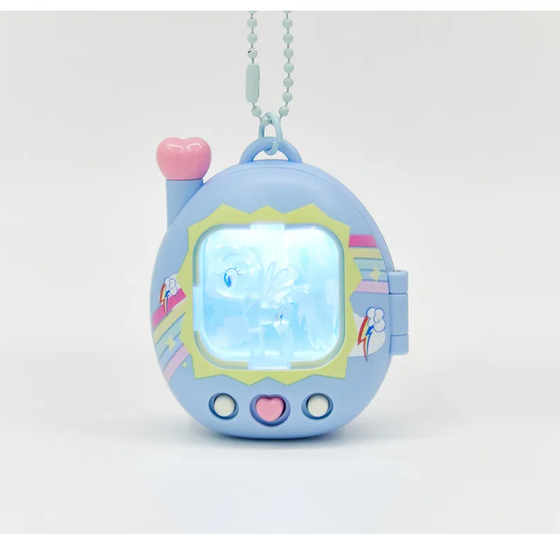 Original Glowing My Little Pony Electronic Pet Keychain Creative Lock Buckle Bag Pendant Fashion Cute Decor Accessory Gift