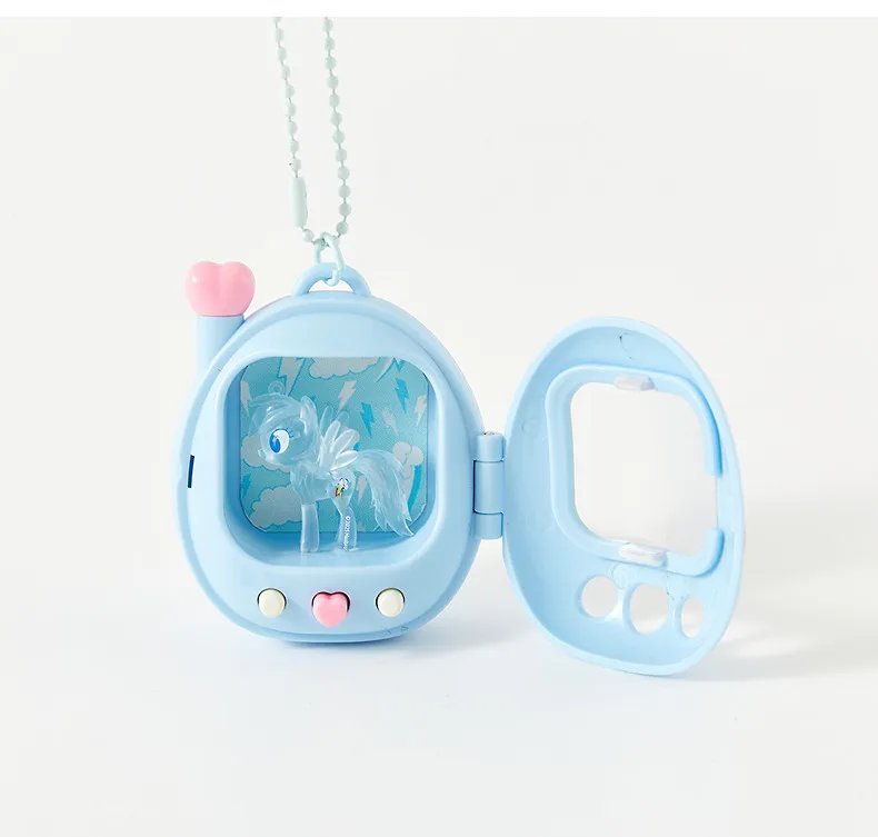 Original Glowing My Little Pony Electronic Pet Keychain Creative Lock Buckle Bag Pendant Fashion Cute Decor Accessory Gift