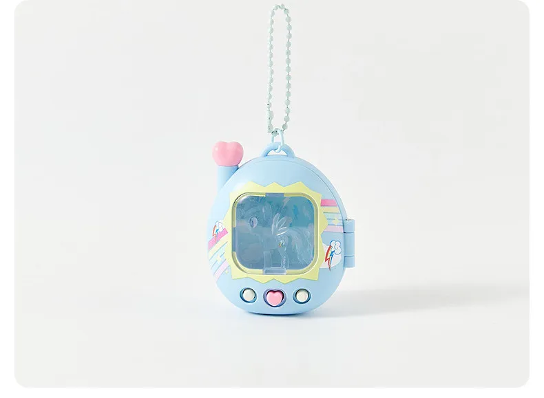 Original Glowing My Little Pony Electronic Pet Keychain Creative Lock Buckle Bag Pendant Fashion Cute Decor Accessory Gift