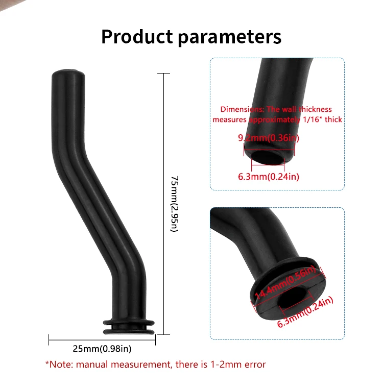 Mower Generator Tubing, Vacuum Hose, Vertical Engine Tubing, for 596163, Vacuum Hose