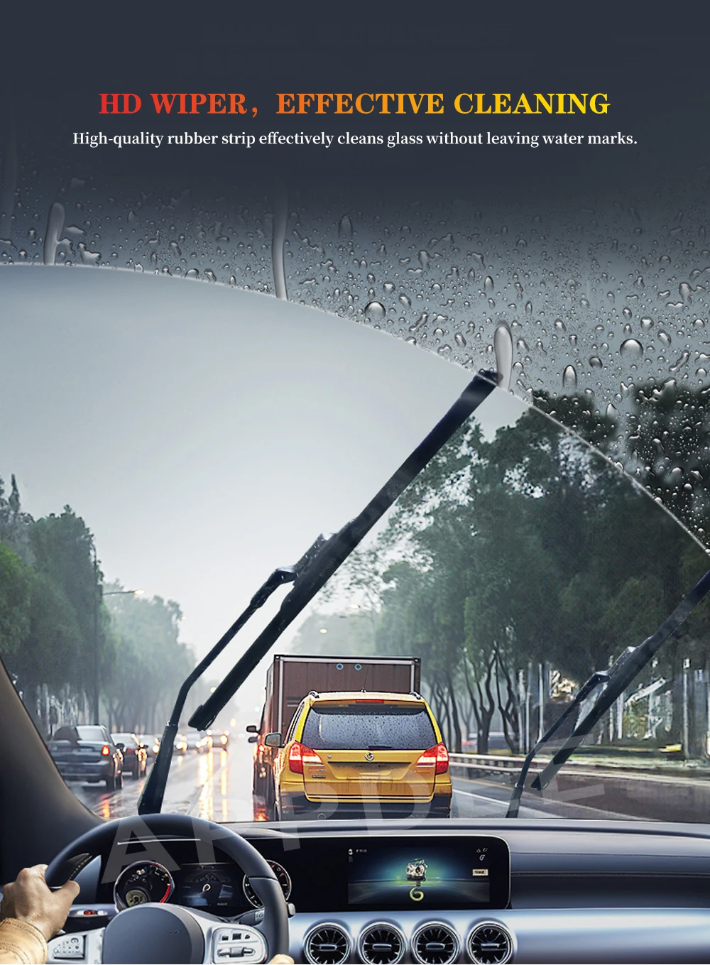 APPDEE Wiper For Nissan X-Trail T33 2021-2025 2022 2023 2024 Wiper Front & Rear Wiper Blades Windscreen Brushes 26"+17"+12"