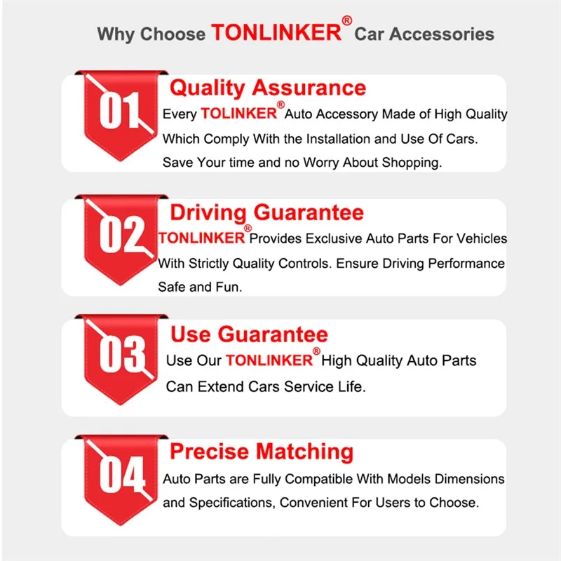 TONLINKER Car Wiper Blades For GWM Haval M6 2023 SUV 1.5MT 1.5CVT Car Accessories Front Windscreen Wiper Blade Brushes Cutter