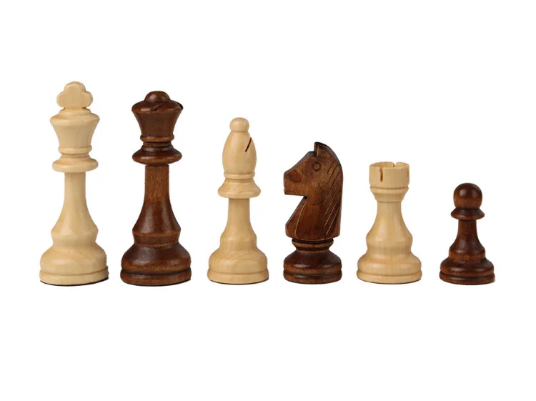 Chess Set Grade Wooden Folding Big 39*39cm Traditional Classic Handwork Solid Wood Pieces Chessboard Gift Board Game