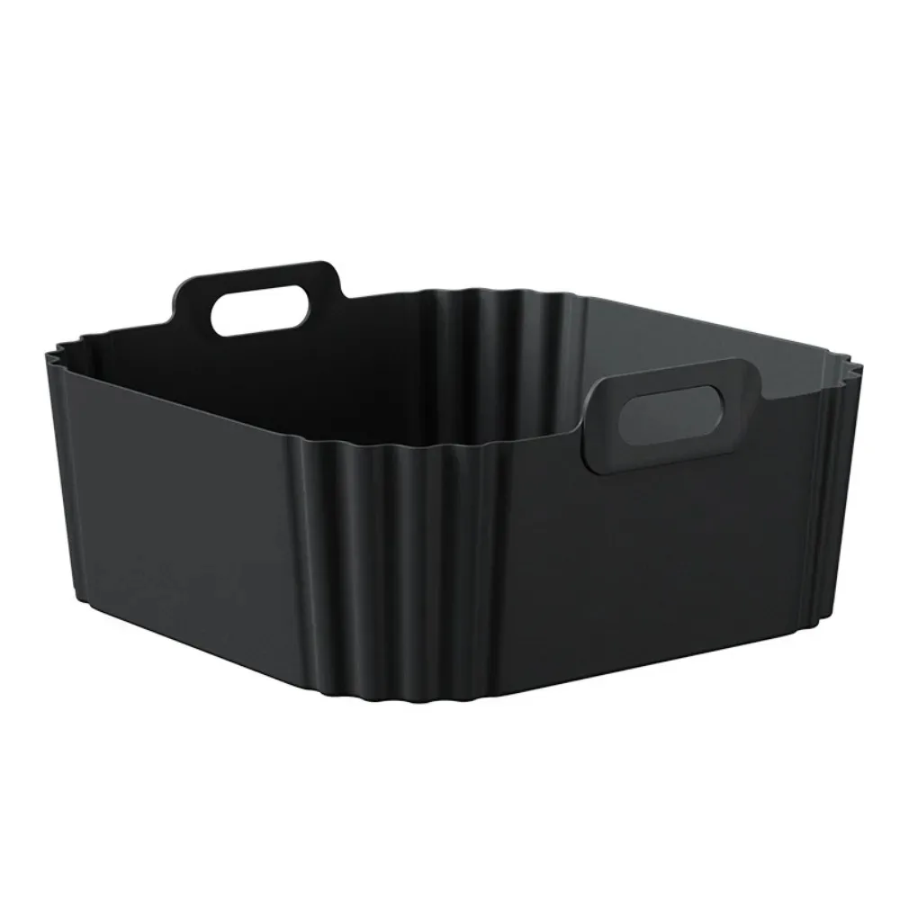 Silicone Air Fryer Liners 22.5cm Non-Stick Basket Reusable for Ninja AF181 AF180 AF141 AF140 Compatible with 5-8QT Air Fryers