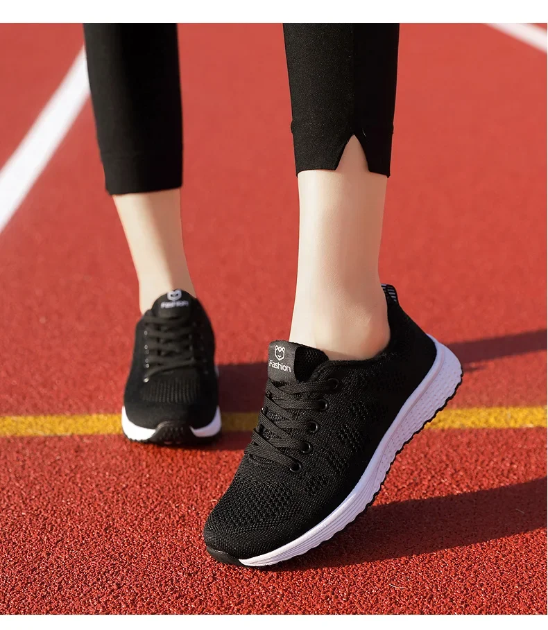 Women Sport Shoes Fashion Platform Sneakers Ladies Spring Summer Flats Running Shoes for Women Casual Shoes Mesh Jogging Tennis