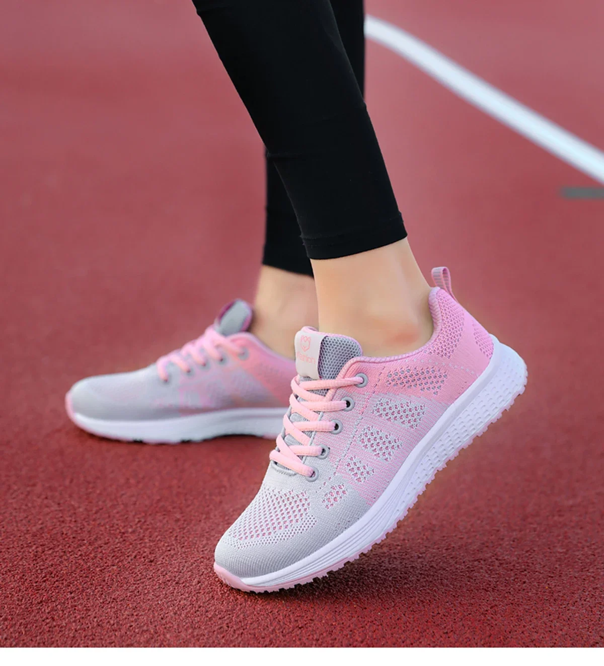 Women Sport Shoes Fashion Platform Sneakers Ladies Spring Summer Flats Running Shoes for Women Casual Shoes Mesh Jogging Tennis