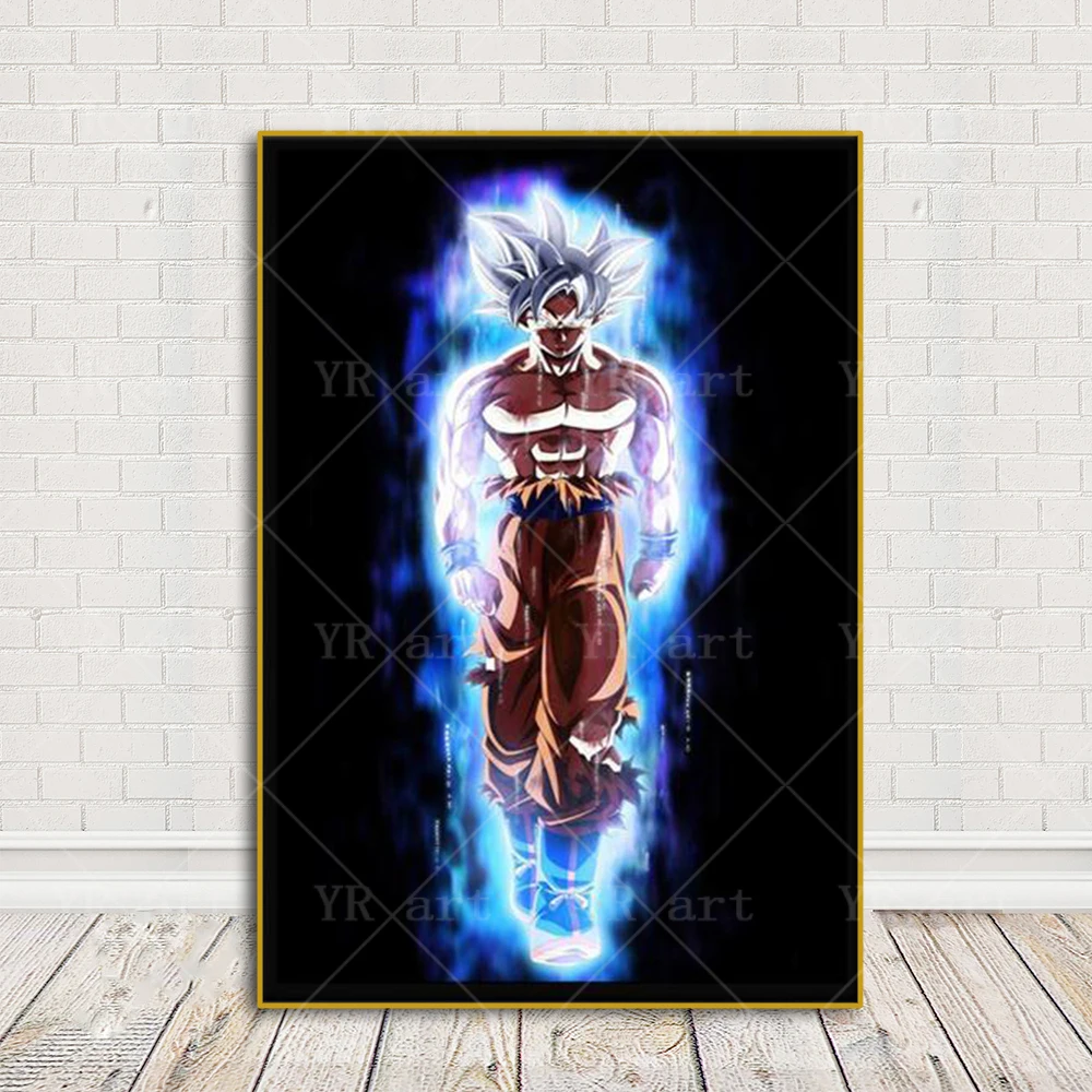 Japanese Surrounding Anime Dragon Ball Canvas Poster Print Super Saiyan Kakarot Vegeta Mural Art Decoration Picture Wall Prints
