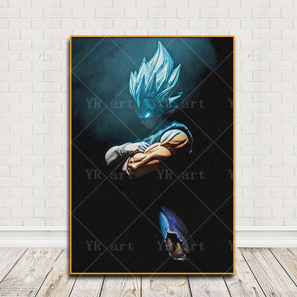 Japanese Surrounding Anime Dragon Ball Canvas Poster Print Super Saiyan Kakarot Vegeta Mural Art Decoration Picture Wall Prints