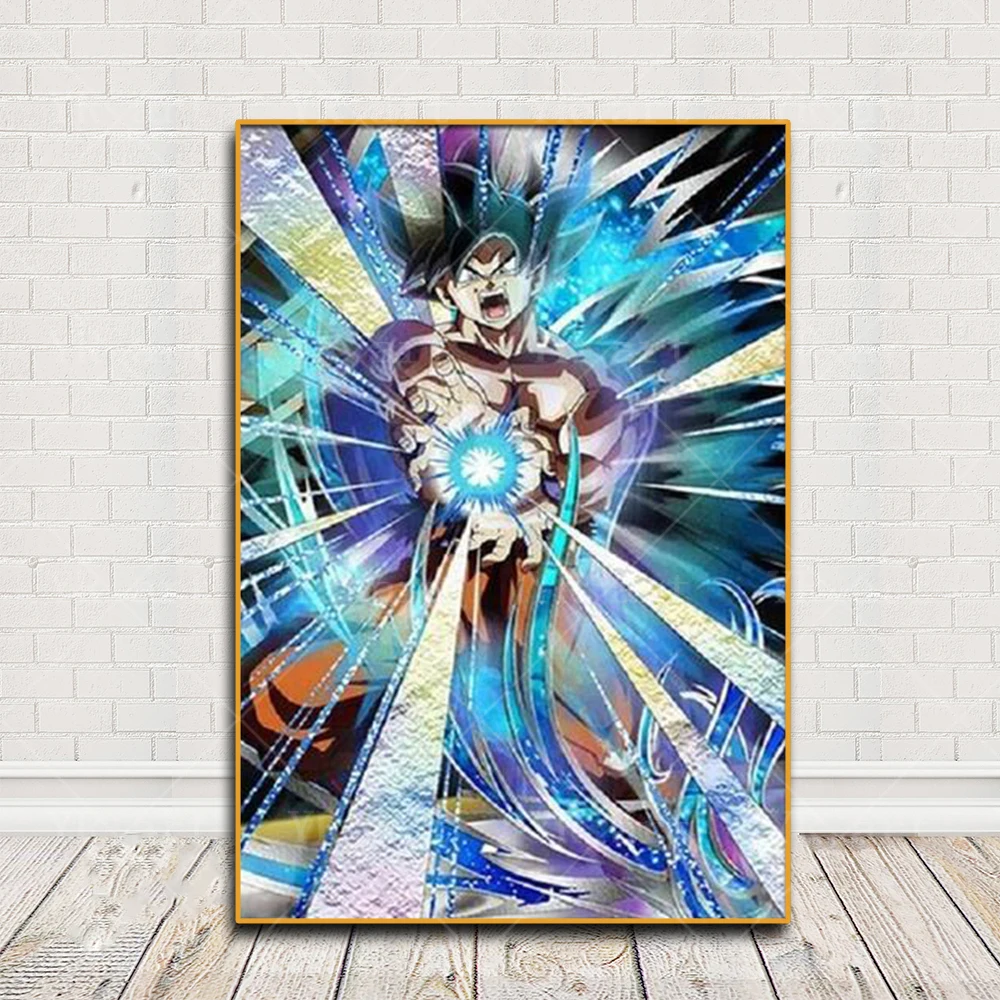 Japanese Surrounding Anime Dragon Ball Canvas Poster Print Super Saiyan Kakarot Vegeta Mural Art Decoration Picture Wall Prints