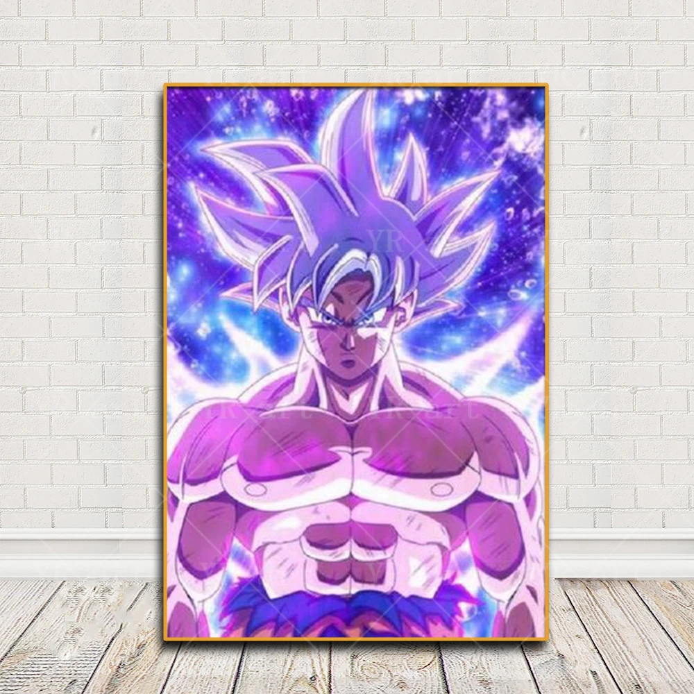 Japanese Surrounding Anime Dragon Ball Canvas Poster Print Super Saiyan Kakarot Vegeta Mural Art Decoration Picture Wall Prints