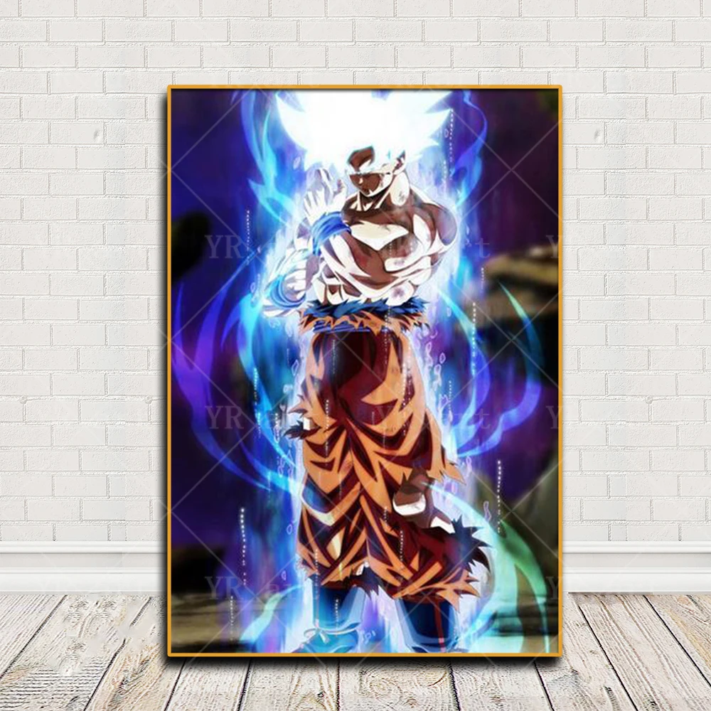 Japanese Surrounding Anime Dragon Ball Canvas Poster Print Super Saiyan Kakarot Vegeta Mural Art Decoration Picture Wall Prints