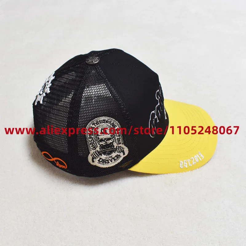 Hot Sale American Trend Hat GOD SPEED Letter print Embroidery Streetwear Baseball Caps Unisex Hip Hop Outdoor Mesh Hats Sun Caps