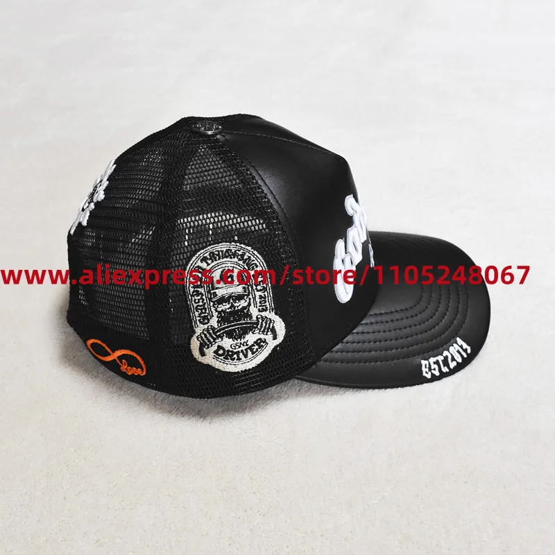 Hot Sale American Trend Hat GOD SPEED Letter print Embroidery Streetwear Baseball Caps Unisex Hip Hop Outdoor Mesh Hats Sun Caps