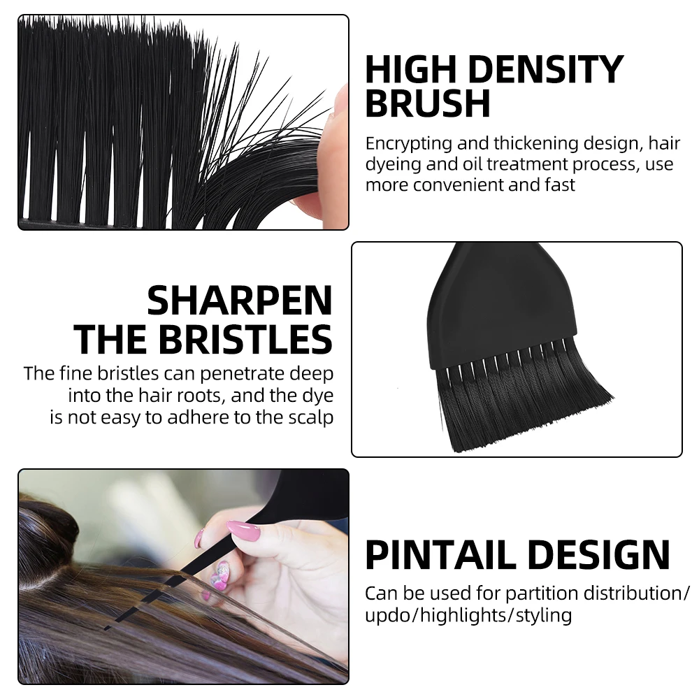Arc Shaped Hair Dye Brush Plastic Hair Coloring Applicator Brushes Comb Barber Dyeing Tools Salon Styling Accessories