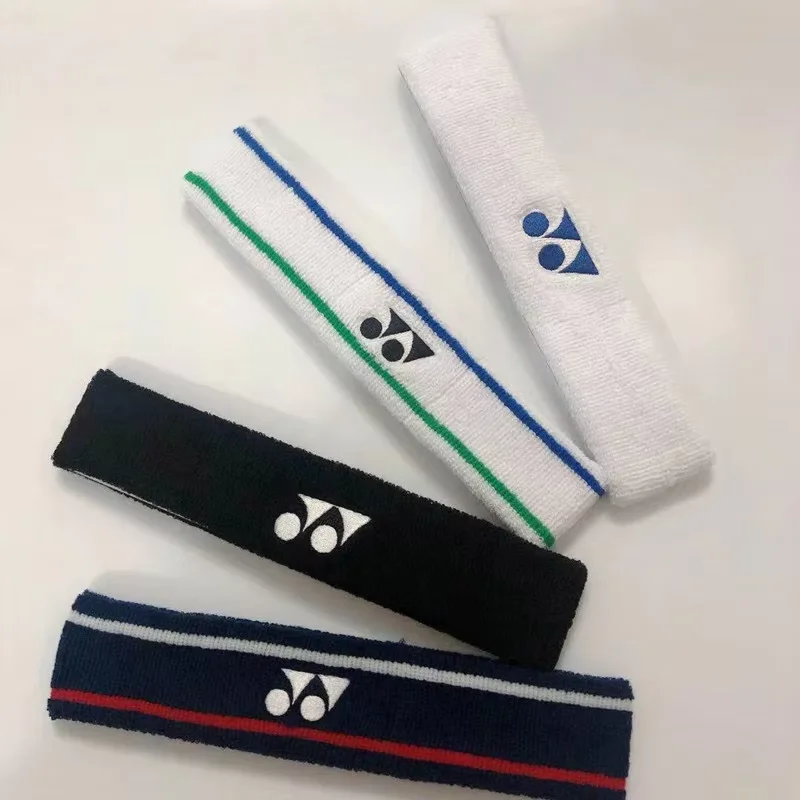 YONEX Badminton Tennis Sports Turban Headband Fitness Sweat-absorbent Non-slip Thickened Belt Yoga Basketball Running Scarf
