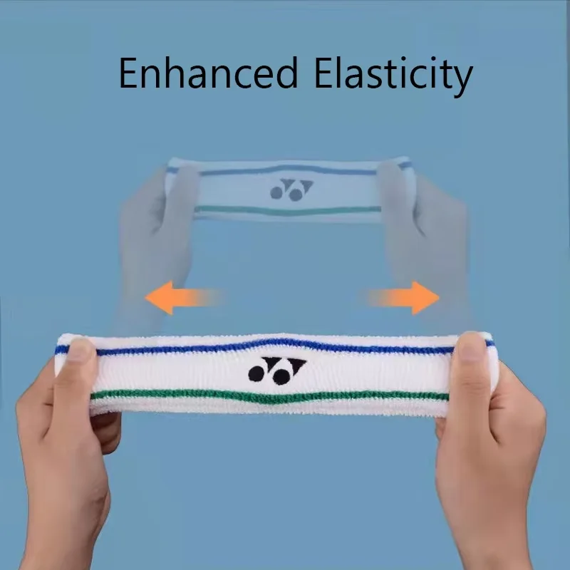 YONEX Badminton Tennis Sports Turban Headband Fitness Sweat-absorbent Non-slip Thickened Belt Yoga Basketball Running Scarf