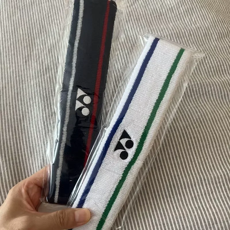YONEX Badminton Tennis Sports Turban Headband Fitness Sweat-absorbent Non-slip Thickened Belt Yoga Basketball Running Scarf