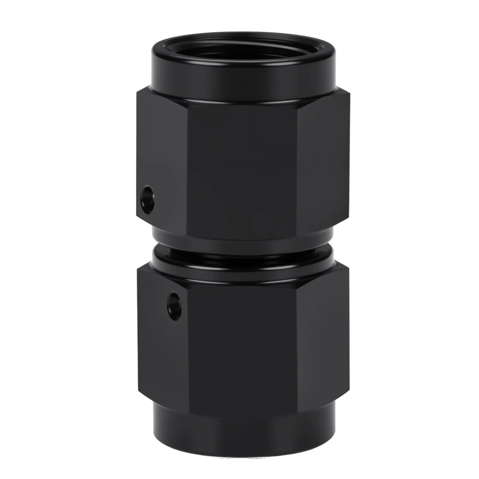 Universal AN6 AN8 AN10 Female To Female Union Aluminum Straight Swivel Hose End Fitting Adaptors Anodized Oil Cooler Connectors