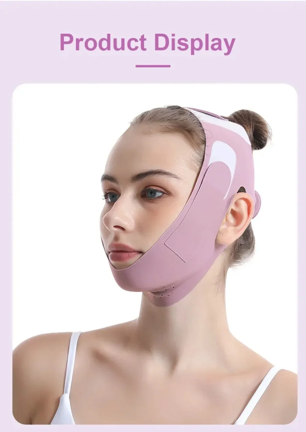 Women Face Slimming Bandage V Line Face Shaper Chin Cheek Lift Up Belt Anti Wrinkle Band Facial Massager Beauty Skin Care Tools