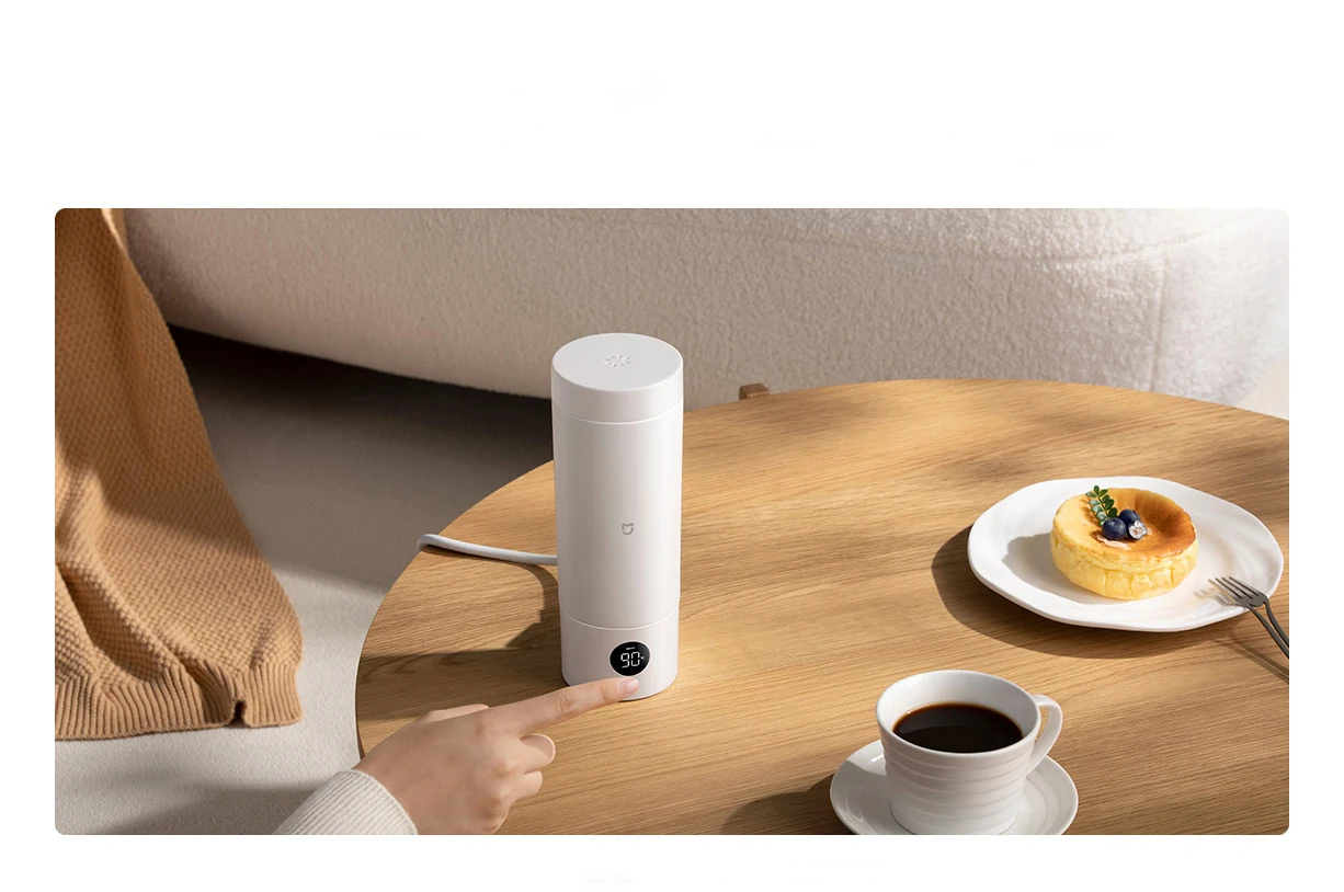 Xiaomi Mijia 350ml Smart Electric Kettle Portable Thermos Cup with Fast Boiling And Insulated Temperature Control for Travel