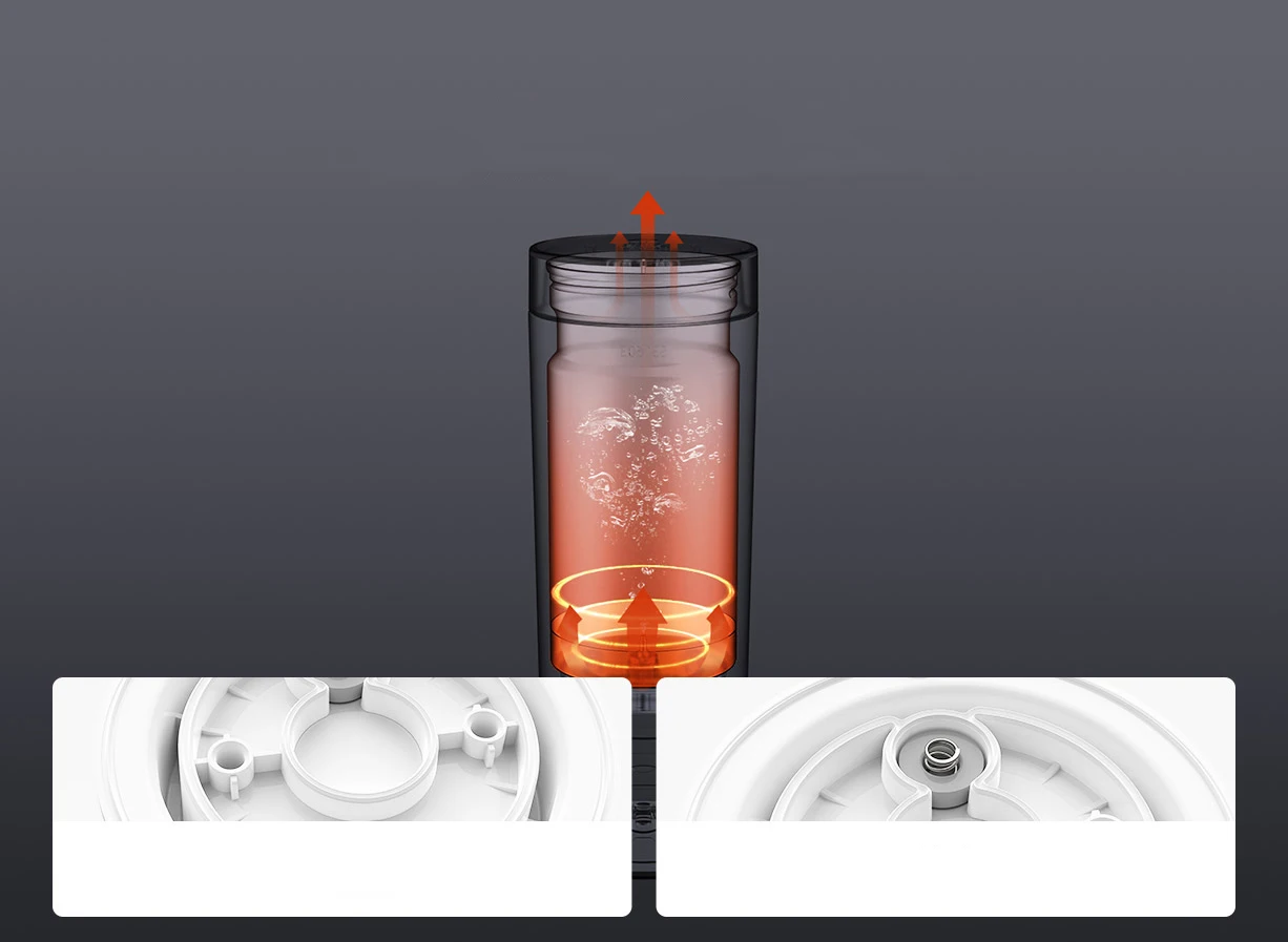 Xiaomi Mijia 350ml Smart Electric Kettle Portable Thermos Cup with Fast Boiling And Insulated Temperature Control for Travel
