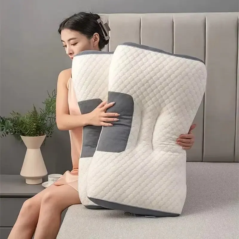 Orthopedic Cervical Support Pillow Household Sleep Pillow Relieve Neck Fatigue Comfort Travel Neck Pillow Help Protect Cervical