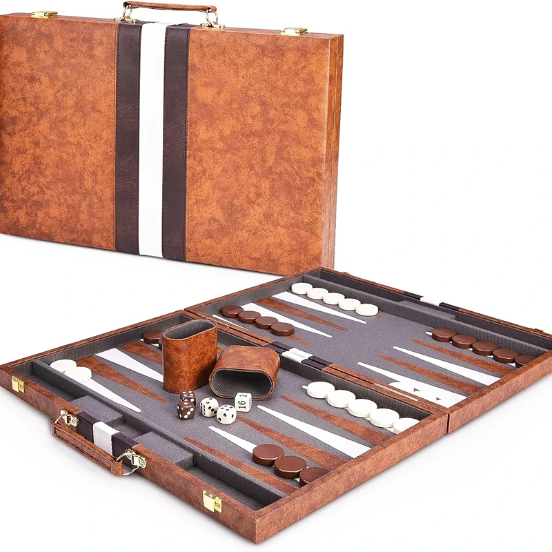 Classic game set 38cm/15inch folding board, standard version, portable travel game, ideal gift for strategy enthusiasts