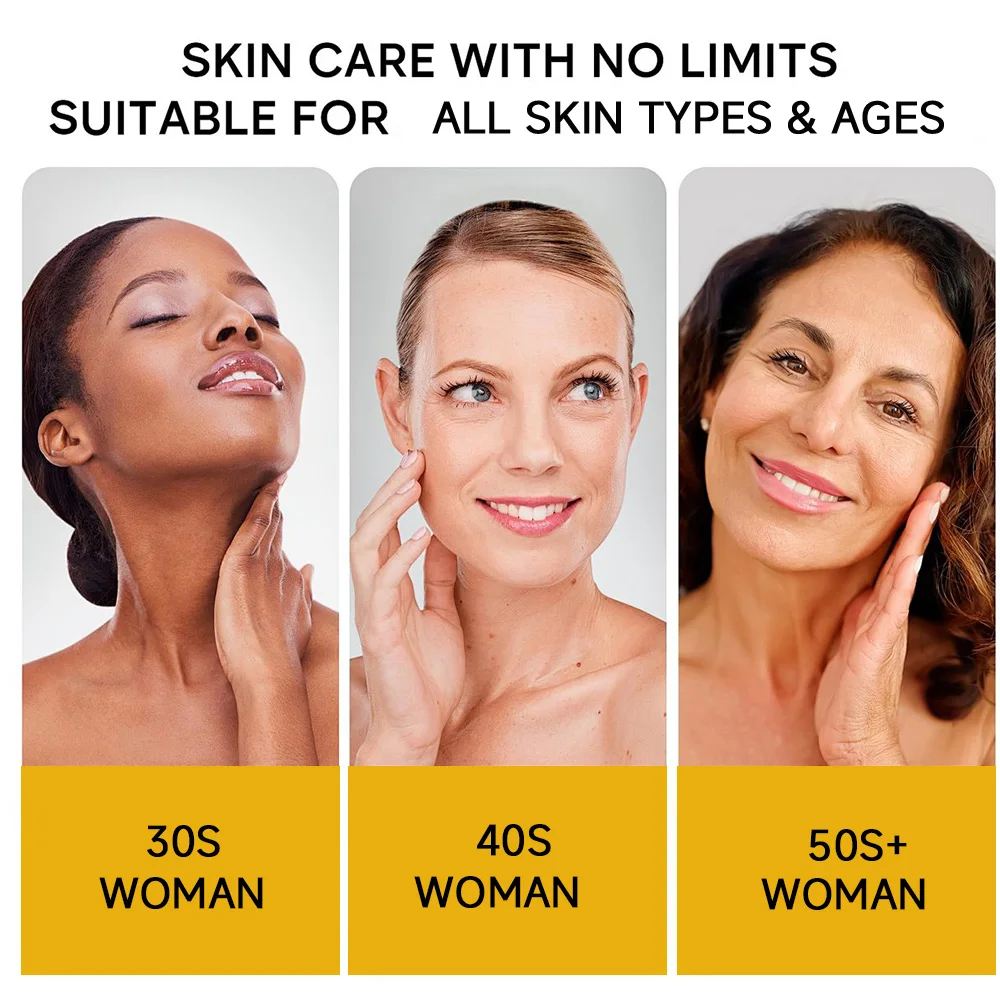 Vitamin C Facial Essence with Hyaluronic Acid - Brightening Moisturizing Repair Serum for Face Care