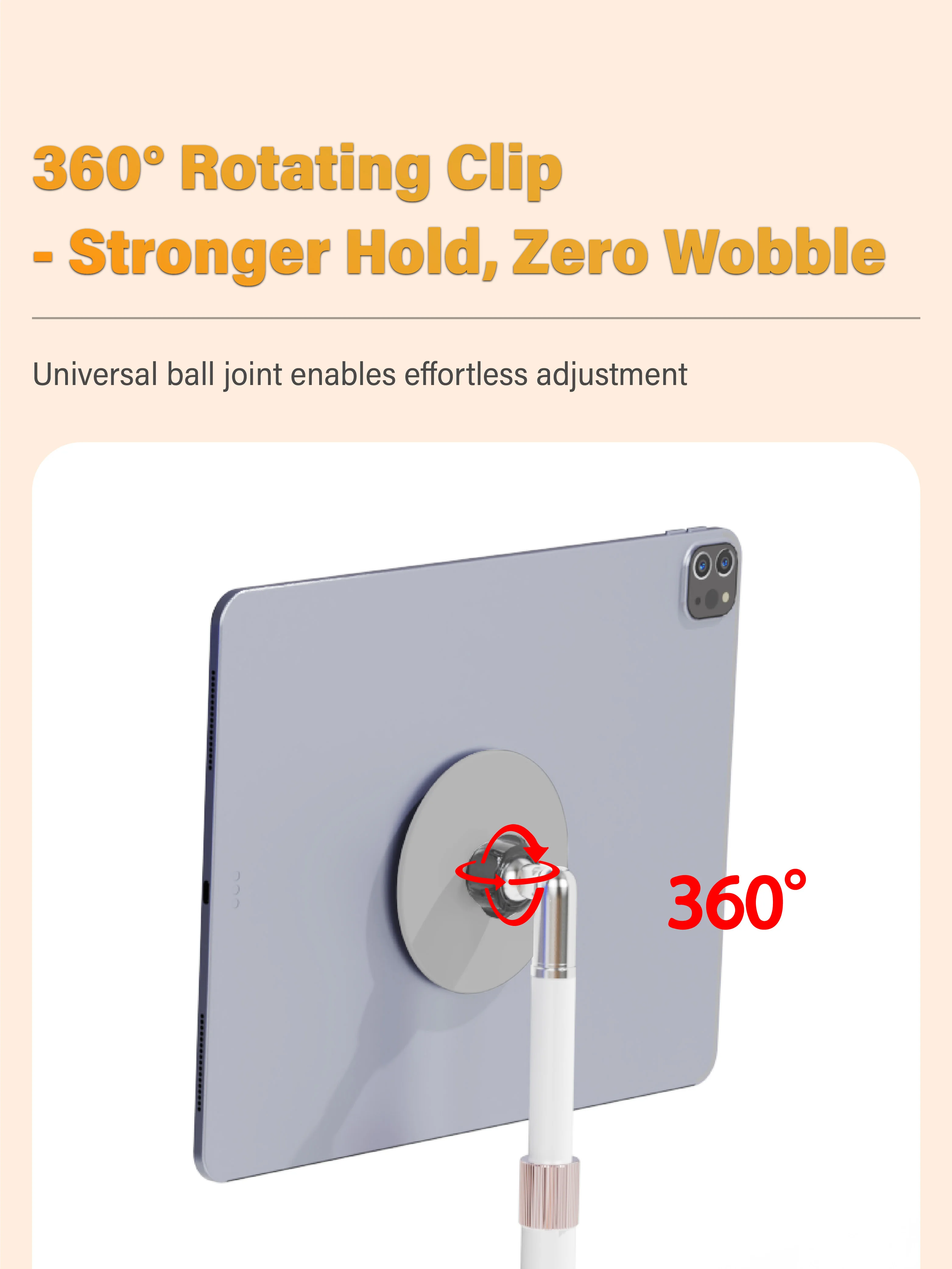 Kimdoole Portable Monitor Height Adjustable Retractable Desktop Magnetic Stand Compatible With IPad Up To 18 Inch Pc Accessories
