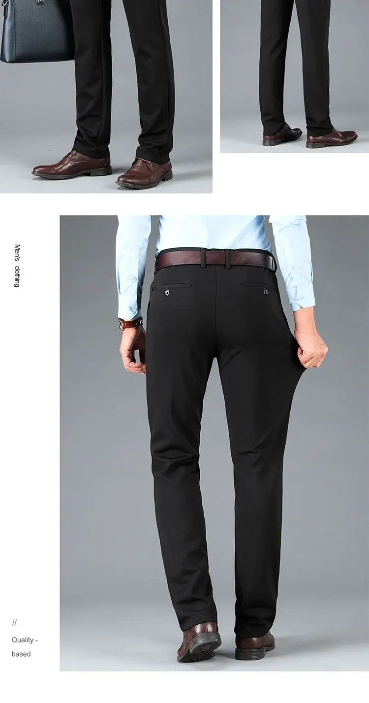 10XL Oversize Men Business Pants Winter Men's Trousers Man Casual Formal Tailoring Clothes Social Suit Clothing Slacks PantsMens