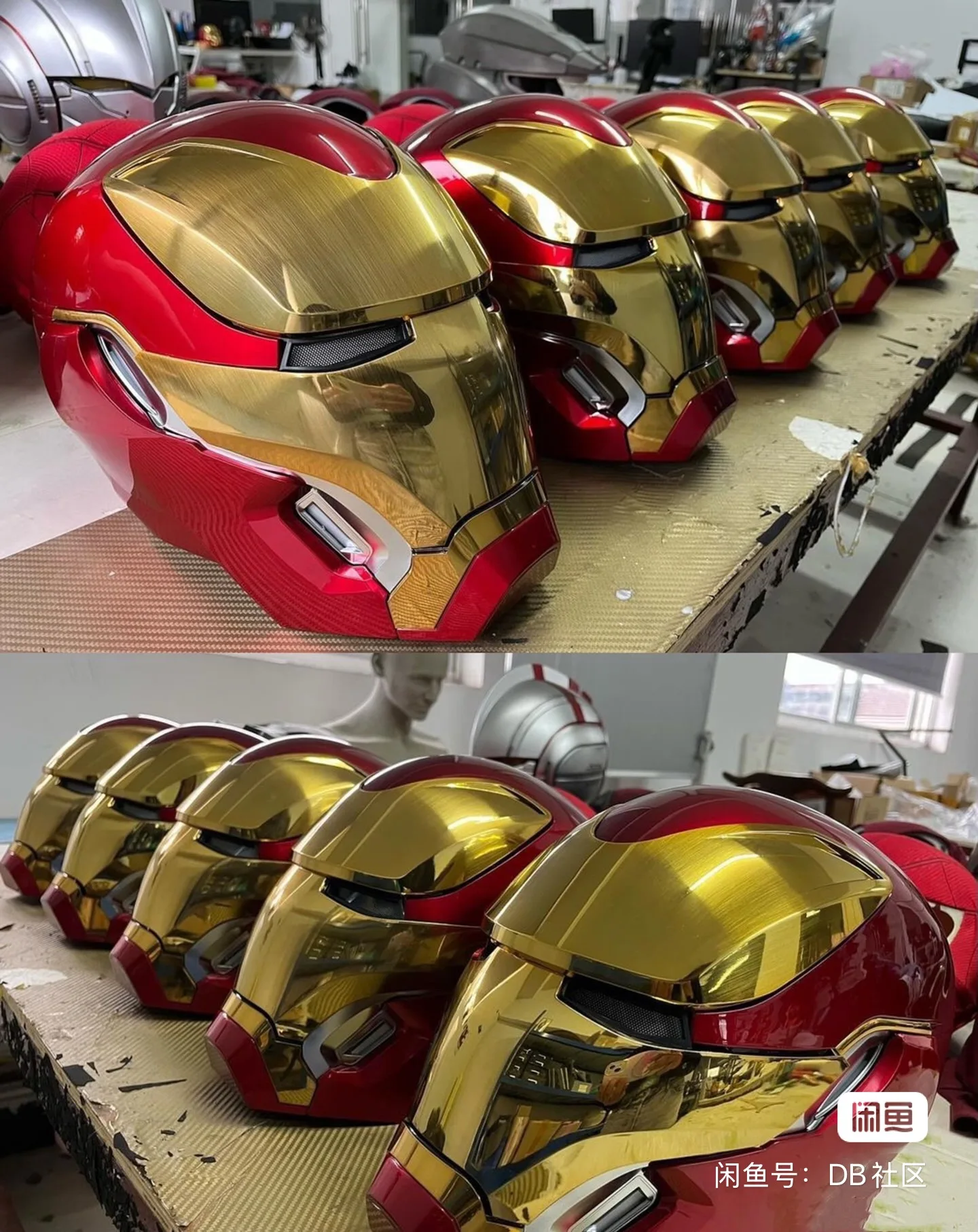 Iron Man Mk50 Helmet Automatic 1:1 Machine Avengers Cosplay Electric Open Close English Voice Remote Control Toy Christmas Gift