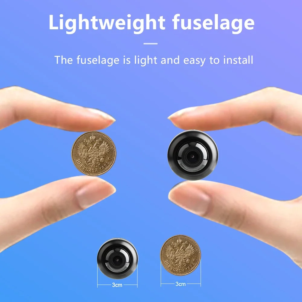 NEW 1080P HD X5 Mini Camera Wireless WIFI Outdoor Indoor Surveillance Camera with Cyclic Recording for Camping Home Security