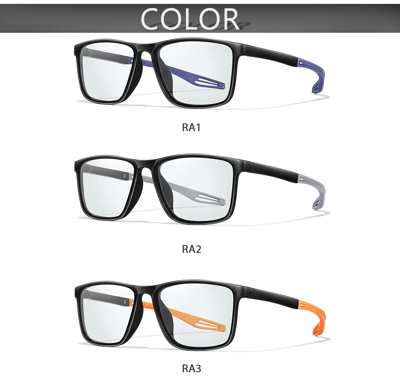 Men Women Reading Glasses Photochromic Classic Square Far Sight Presbyopic Glasses Anti Blue Light Blocking Ultralight Eyewear