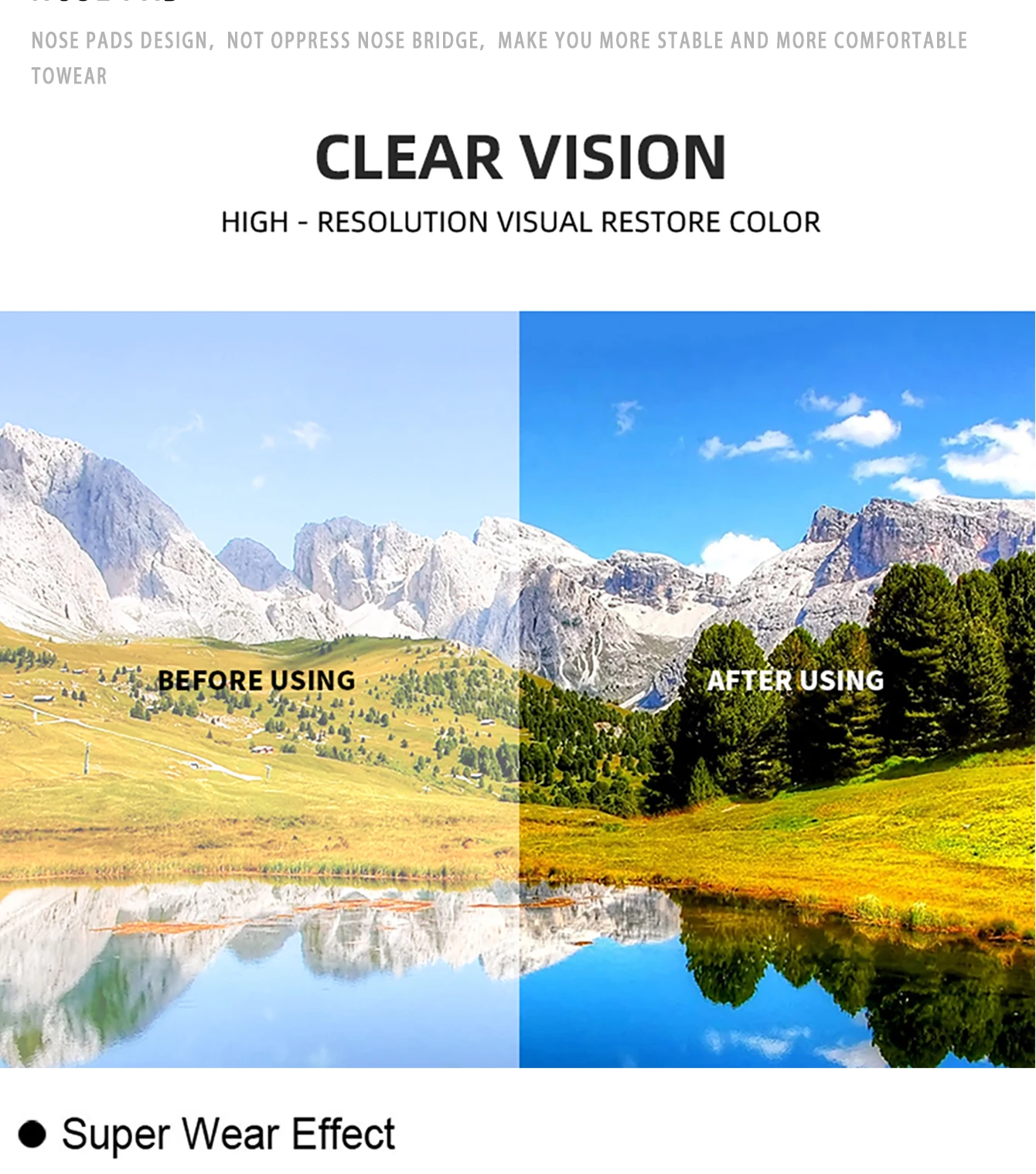 Men Women Reading Glasses Photochromic Classic Square Far Sight Presbyopic Glasses Anti Blue Light Blocking Ultralight Eyewear